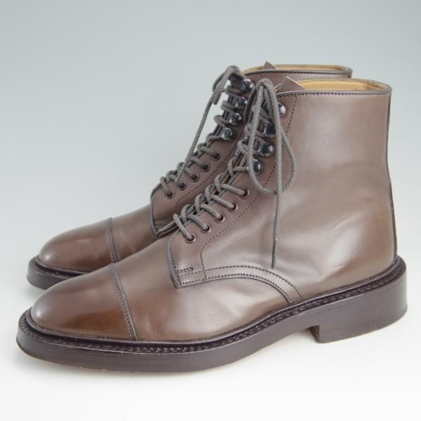 極美品★トリッカーズ SIZE 5.5【★レースアップブーツ/M7624】カントリーブーツ/コーヒーバーニッシュ/濃茶/メンズ/Tricker's★f045