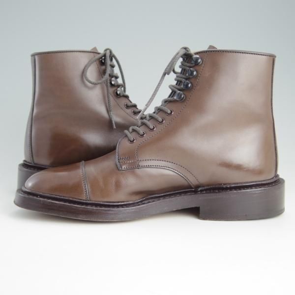 極美品★トリッカーズ SIZE 5.5【★レースアップブーツ/M7624】カントリーブーツ/コーヒーバーニッシュ/濃茶/メンズ/Tricker's★f045