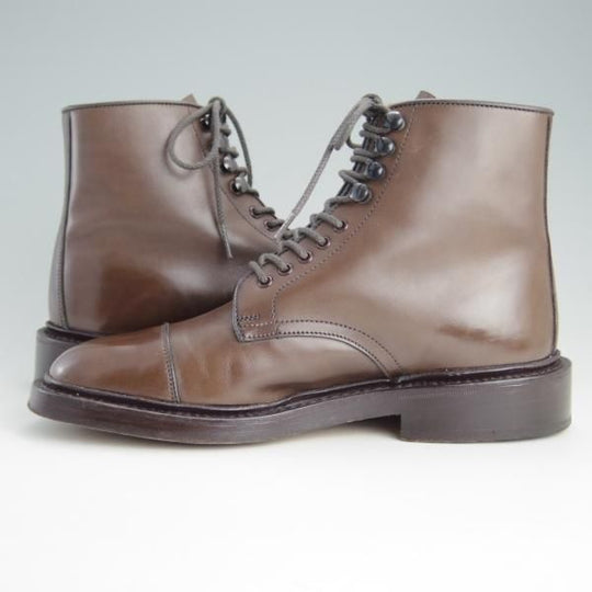 極美品★トリッカーズ SIZE 5.5【★レースアップブーツ/M7624】カントリーブーツ/コーヒーバーニッシュ/濃茶/メンズ/Tricker's★f045