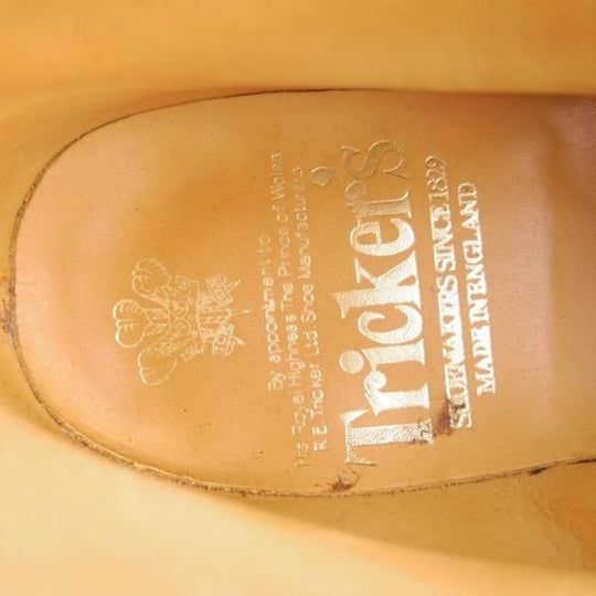 極美品★トリッカーズ SIZE 5.5【★レースアップブーツ/M7624】カントリーブーツ/コーヒーバーニッシュ/濃茶/メンズ/Tricker's★f045