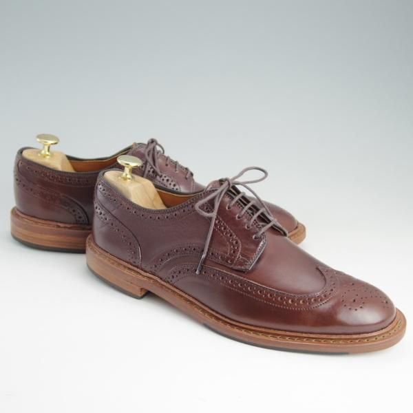 新品★(米)アレンエドモンズ 8D【貴重★フルブローグ/クロムエクセルレザー】Alumnus/ウイングチップ/茶/ホーウィン/ALLEN EDMONDS★f046