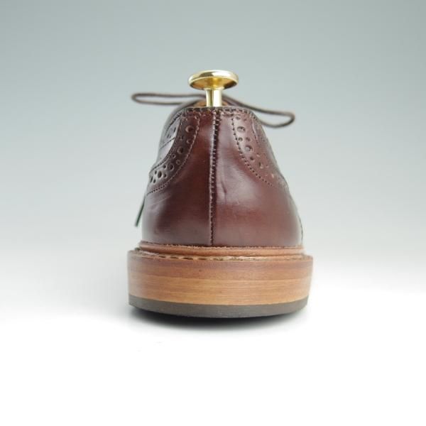 新品★(米)アレンエドモンズ 8D【貴重★フルブローグ/クロムエクセルレザー】Alumnus/ウイングチップ/茶/ホーウィン/ALLEN EDMONDS★f046