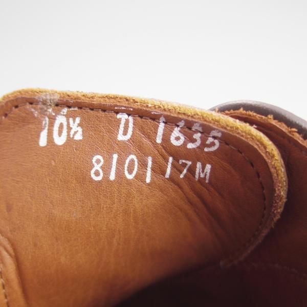 美品★(米)アレンエドモンズ 10.5D【定価￥75,900-★Strand/ストランド】セミブローグ/カーフ/WALNUT/茶/ALLEN EDMONDS★f047