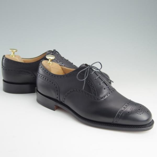 新品★チャーチ 90G/UK9【定価￥96,800-★ディプロマット/DIPLOMAT】173ラスト/5都市ロゴ/セミブローグ/黒/メンズ/Church's★f050