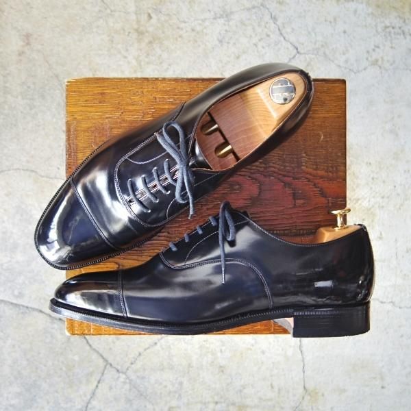 極美品★チャーチ 80F/UK8【旧チャーチ★コンサル同仕様/ブックバインダーカーフ】73ラスト/3都市ロゴ/BALMORAL/黒/Church's★f051