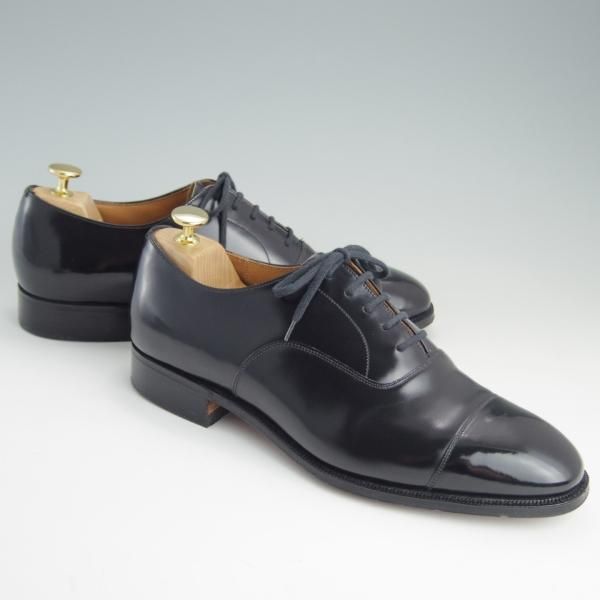 極美品★チャーチ 80F/UK8【旧チャーチ★コンサル同仕様/ブックバインダーカーフ】73ラスト/3都市ロゴ/BALMORAL/黒/Church's★f051