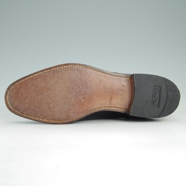 極美品★チャーチ 80F/UK8【旧チャーチ★コンサル同仕様/ブックバインダーカーフ】73ラスト/3都市ロゴ/BALMORAL/黒/Church's★f051