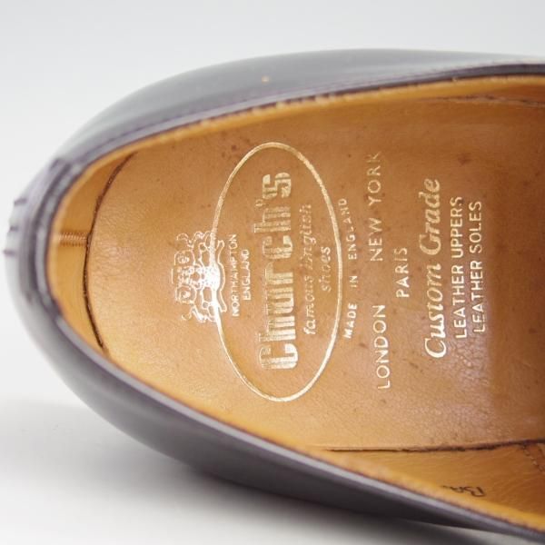 極美品★チャーチ 80F/UK8【旧チャーチ★コンサル同仕様/ブックバインダーカーフ】73ラスト/3都市ロゴ/BALMORAL/黒/Church's★f051