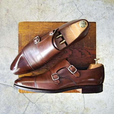 極上★(スペイン製)カルミナ SIZE 8【定価￥75,900-★トレーディングポスト別注/Trading Post】10003/DEIA/ダブルモンク/CARMINA★f052