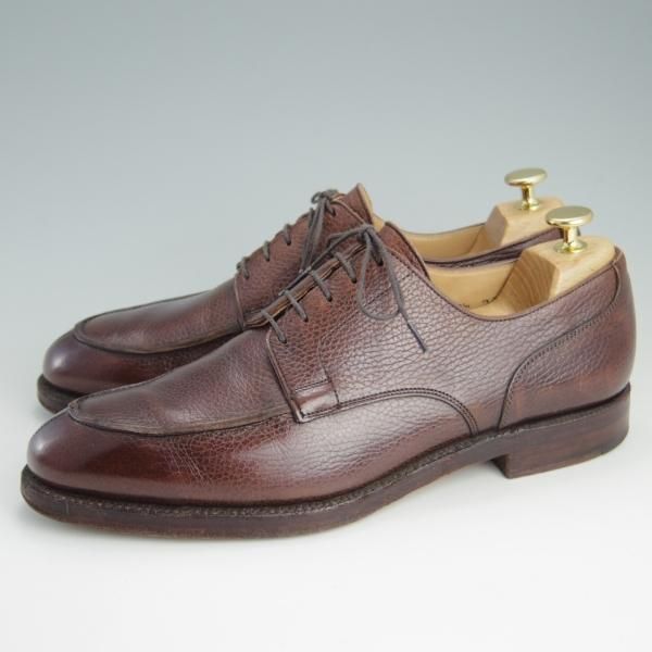 極上★クロケット&ジョーンズ UK8.5/US9D【貴重★ブルックスブラザーズ別注/Peal&co】325ラスト/Uチップ/茶/メンズ/Crockett&Jones★f053
