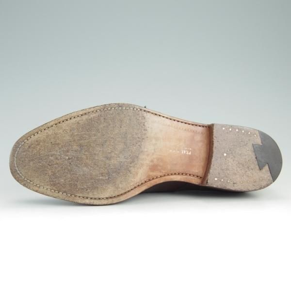 極上★クロケット&ジョーンズ UK8.5/US9D【貴重★ブルックスブラザーズ別注/Peal&co】325ラスト/Uチップ/茶/メンズ/Crockett&Jones★f053