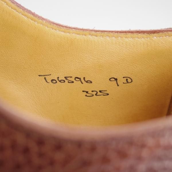 極上★クロケット&ジョーンズ UK8.5/US9D【貴重★ブルックスブラザーズ別注/Peal&co】325ラスト/Uチップ/茶/メンズ/Crockett&Jones★f053