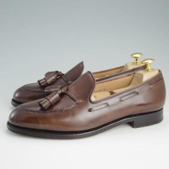 極上★クロケット&ジョーンズ 5.5E【定価￥86,900-★CAVENDISH 2/キャベンディッシュ2】タッセルローファー/カーフ/Crockett&Jones★f054