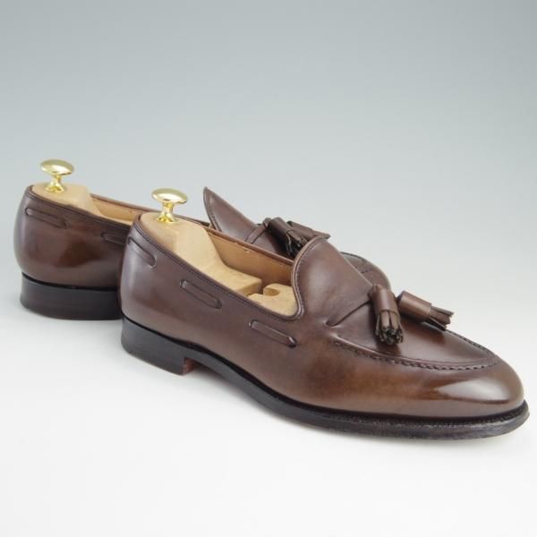 極上★クロケット&ジョーンズ 5.5E【定価￥86,900-★CAVENDISH 2/キャベンディッシュ2】タッセルローファー/カーフ/Crockett&Jones★f054