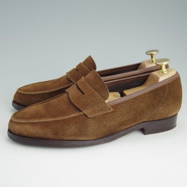 極上★クロケット&ジョーンズ 6E【定価￥74,800-★コインローファー/RICHMOND】リッチモンド/314ラスト/スエード/Crockett&Jones★f055