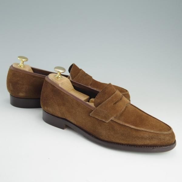 極上★クロケット&ジョーンズ 6E【定価￥74,800-★コインローファー/RICHMOND】リッチモンド/314ラスト/スエード/Crockett&Jones★f055