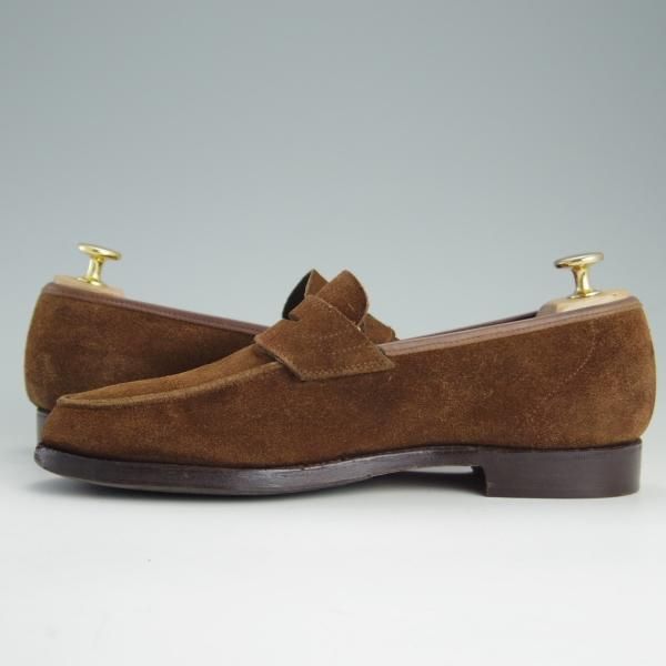 極上★クロケット&ジョーンズ 6E【定価￥74,800-★コインローファー/RICHMOND】リッチモンド/314ラスト/スエード/Crockett&Jones★f055