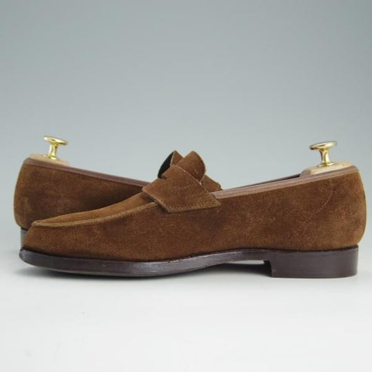 極上★クロケット&ジョーンズ 6E【定価￥74,800-★コインローファー/RICHMOND】リッチモンド/314ラスト/スエード/Crockett&Jones★f055