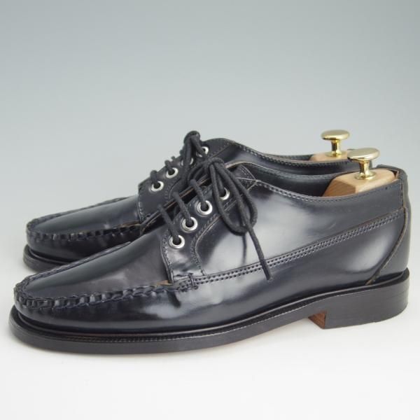 極上★(米)YUKETEN/ユケテン 8C【コードバン仕様★(貴重)ホーウィン社スタンプ多数】10815/モカシン/Uチップ/黒/メンズ/YUKETEN★f056