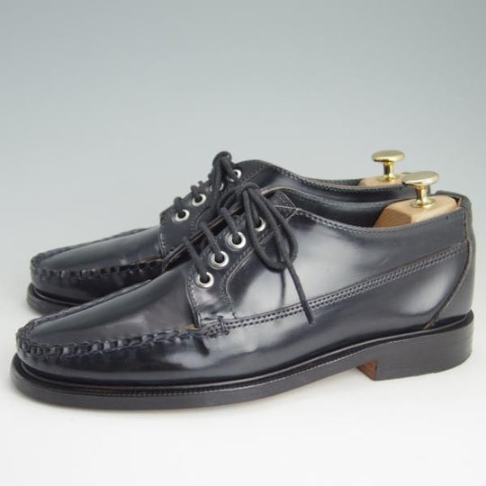 極上★(米)YUKETEN/ユケテン 8C【コードバン仕様★(貴重)ホーウィン社スタンプ多数】10815/モカシン/Uチップ/黒/メンズ/YUKETEN★f056