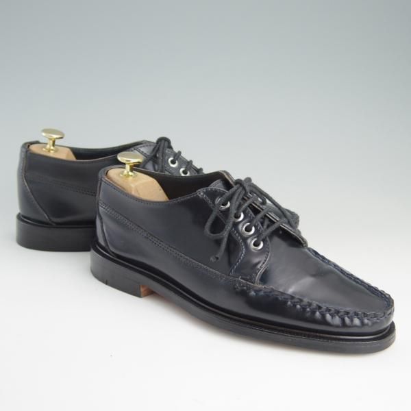 極上★(米)YUKETEN/ユケテン 8C【コードバン仕様★(貴重)ホーウィン社スタンプ多数】10815/モカシン/Uチップ/黒/メンズ/YUKETEN★f056