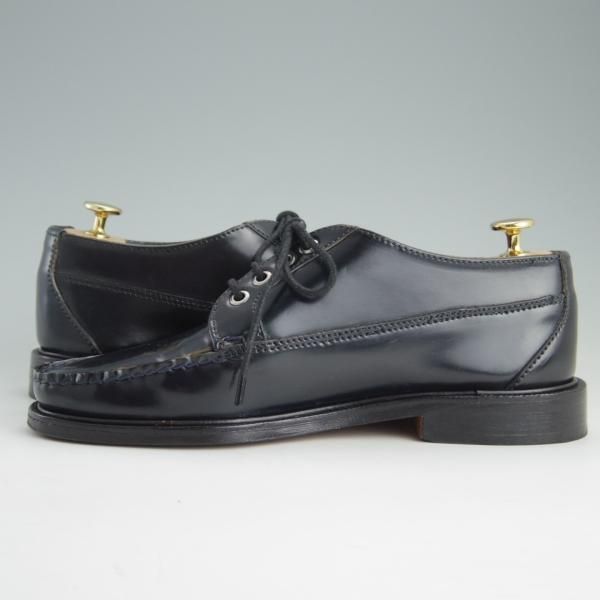 極上★(米)YUKETEN/ユケテン 8C【コードバン仕様★(貴重)ホーウィン社スタンプ多数】10815/モカシン/Uチップ/黒/メンズ/YUKETEN★f056