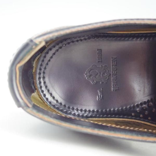 極上★(米)YUKETEN/ユケテン 8C【コードバン仕様★(貴重)ホーウィン社スタンプ多数】10815/モカシン/Uチップ/黒/メンズ/YUKETEN★f056