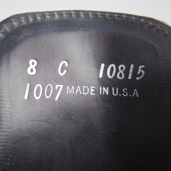 極上★(米)YUKETEN/ユケテン 8C【コードバン仕様★(貴重)ホーウィン社スタンプ多数】10815/モカシン/Uチップ/黒/メンズ/YUKETEN★f056