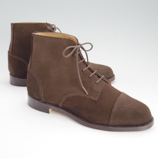 ほぼ未使用★ロイドフットウェア(レディース) 5【貴重★(英)ホワイト社製/レースアップブーツ】スエード/濃茶/Lloyd Footwear★f057