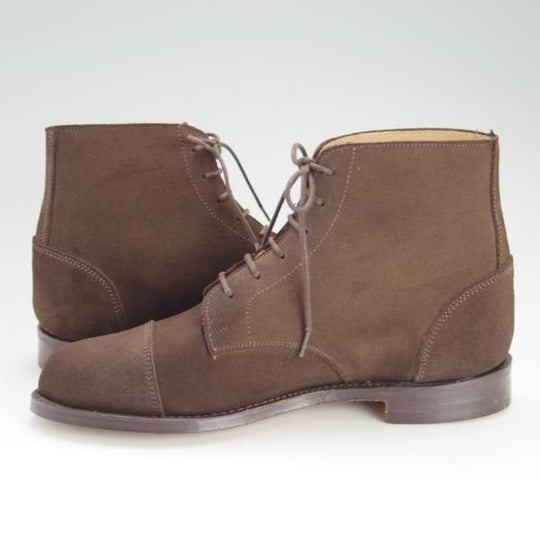 ほぼ未使用★ロイドフットウェア(レディース) 5【貴重★(英)ホワイト社製/レースアップブーツ】スエード/濃茶/Lloyd Footwear★f057