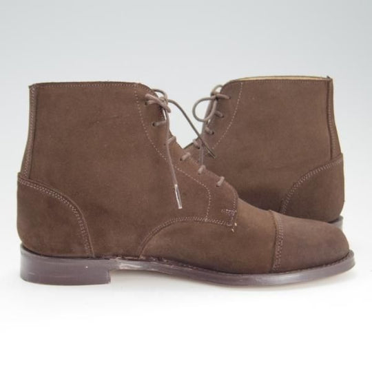 ほぼ未使用★ロイドフットウェア(レディース) 5【貴重★(英)ホワイト社製/レースアップブーツ】スエード/濃茶/Lloyd Footwear★f057