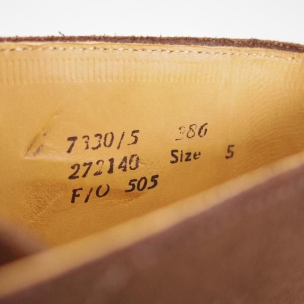 ほぼ未使用★ロイドフットウェア(レディース) 5【貴重★(英)ホワイト社製/レースアップブーツ】スエード/濃茶/Lloyd Footwear★f057