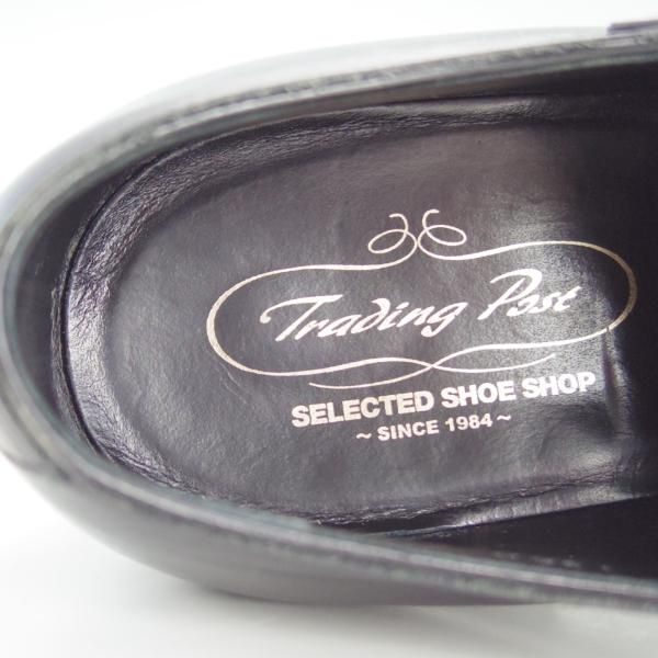 極美品★トレーディングポスト SIZE 7.5【定価￥45,360-★ストレートチップ/1200】カーフ/黒/メンズ/Trading Post★f059
