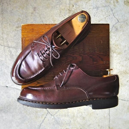 極上★パラブーツ SIZE 8【定価￥71,500-★シャンボード/CHAMBORD】TEXソール/リスレザー/CAFE/カフェ/濃茶/Uチップ/Paraboot★f062