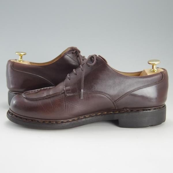 極上★パラブーツ SIZE 8【定価￥71,500-★シャンボード/CHAMBORD】TEXソール/リスレザー/CAFE/カフェ/濃茶/Uチップ/Paraboot★f062