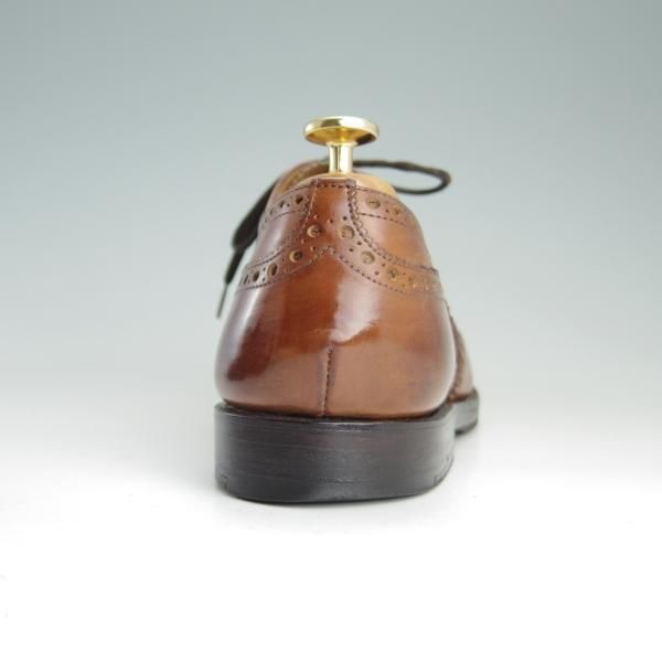 極上★チャーチ 70E/UK7【貴重★73ラスト/CHETWYND/チェットウィンド】4都市ロゴ/フルブローグ/カーフ/茶/メンズ/Church's★f065