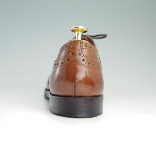 極上★チャーチ 70E/UK7【貴重★73ラスト/CHETWYND/チェットウィンド】4都市ロゴ/フルブローグ/カーフ/茶/メンズ/Church's★f065