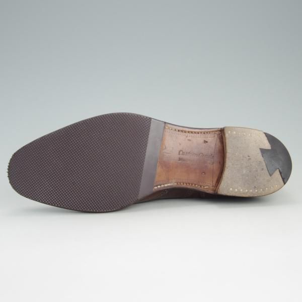 極上★チャーチ UK6.5程度/70D【旧チャーチ★(米)Bloomingdale's別注/フルブローグ】73ラスト/ブックバインダーカーフ/茶/Church's★f066