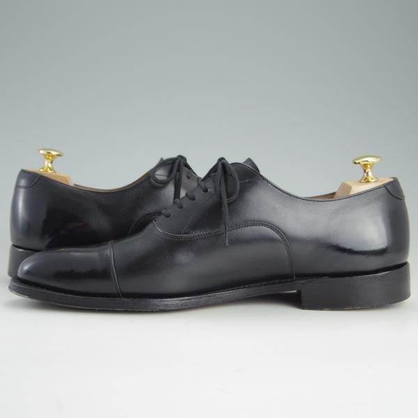 極上★チャーチ 75F/UK7.5【★ストレートチップ/DUBAI】136ラスト/5都市ロゴ/カーフ/黒/メンズ/Church's★f067