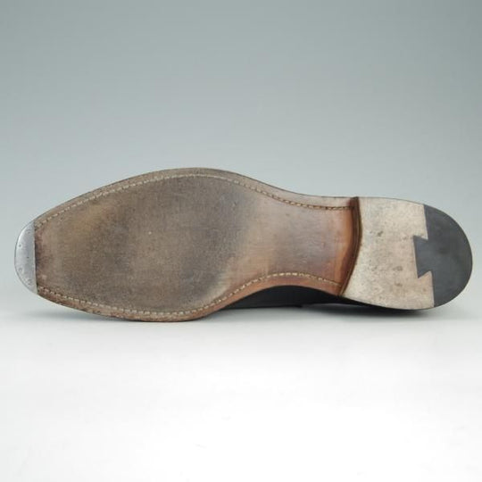 極上★チャーチ 75F/UK7.5【★ストレートチップ/DUBAI】136ラスト/5都市ロゴ/カーフ/黒/メンズ/Church's★f067