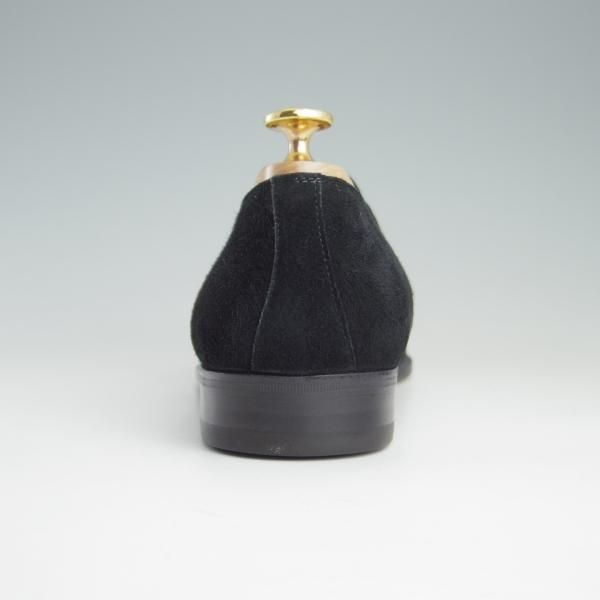 未使用★(伊)サルヴァトーレ・フェラガモ 7EE【★モンクストラップ】スエード/黒/メンズ/Salvatore Ferragamo★f075