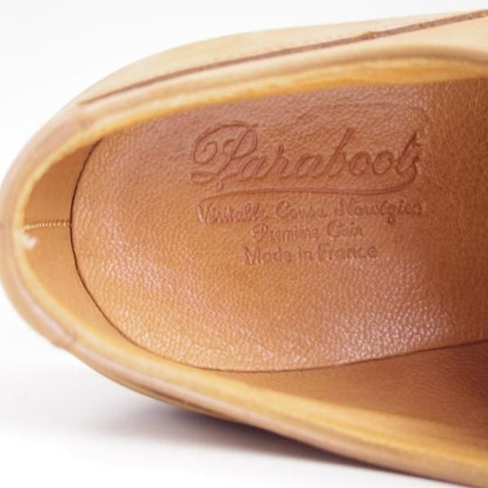 極上★パラブーツ SIZE 7【貴重★モンクストラップ/Uチップ】TEXソール/ヌバック/薄茶/メンズ/Paraboot★f078