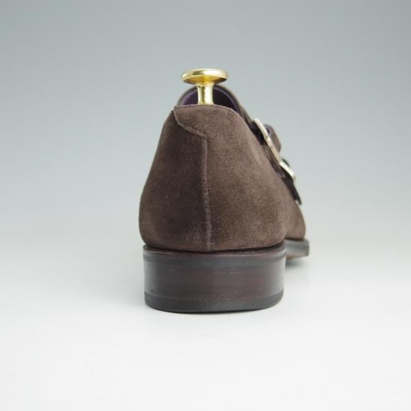 美品★(スペイン製)カルミナ SIZE 7.5【定価￥72,600-★ダブルモンク/80250】INCAラスト/TOMIRソール/スエード/MARRON/CARMINA★f079