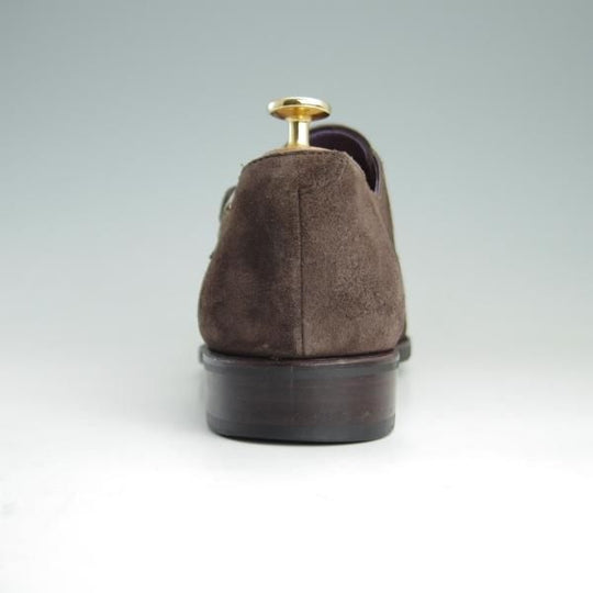 美品★(スペイン製)カルミナ SIZE 7.5【定価￥72,600-★ダブルモンク/80250】INCAラスト/TOMIRソール/スエード/MARRON/CARMINA★f079