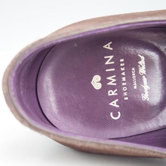 美品★(スペイン製)カルミナ SIZE 7.5【定価￥72,600-★ダブルモンク/80250】INCAラスト/TOMIRソール/スエード/MARRON/CARMINA★f079
