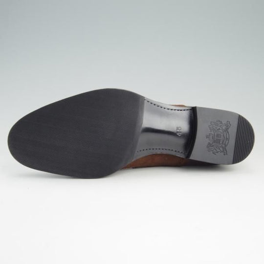 未使用★ジョンストン&マーフィー SIZE 24.5【コンビ仕様★クォーターブローグ】JM-1009TB/208/メンズ/Johnston&Murphy★f085