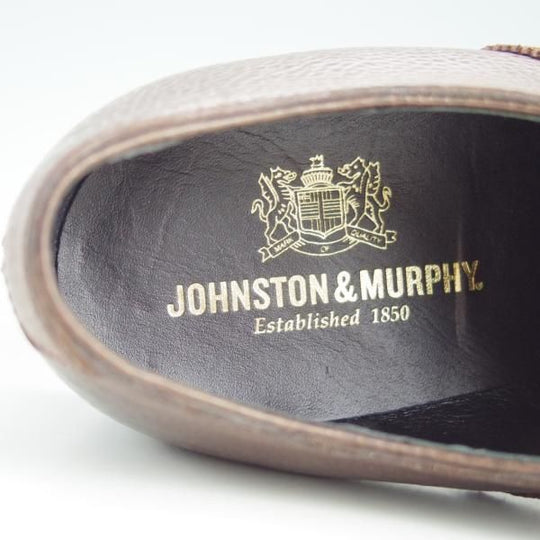 未使用★ジョンストン&マーフィー SIZE 24.5【コンビ仕様★クォーターブローグ】JM-1009TB/208/メンズ/Johnston&Murphy★f085