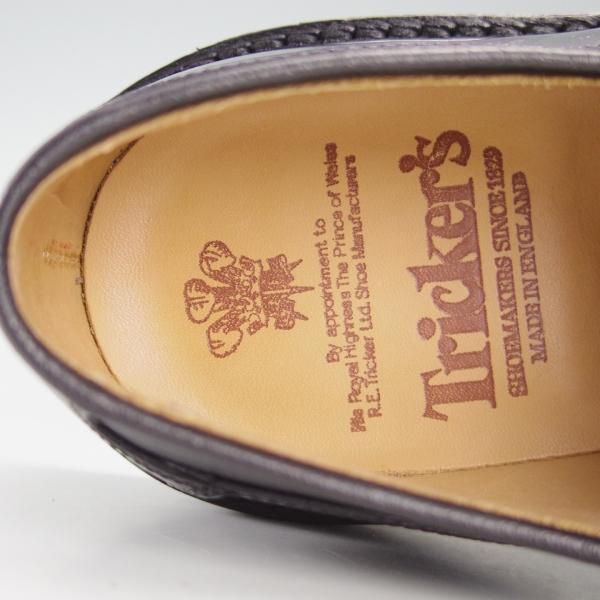 ほぼ未使用★トリッカーズ SIZE 7.5【定価￥84,700-★ダイナイトソール仕様/Woodstock】5636/プレーントゥ/短靴/カーフ/Tricker's★f087