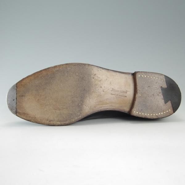 極上★ジョンロブ 8E【貴重★PARISロゴ時代の製品/Norway】316ラスト/Uチップ/カーフ/黒/メンズ/JOHN LOBB★f090