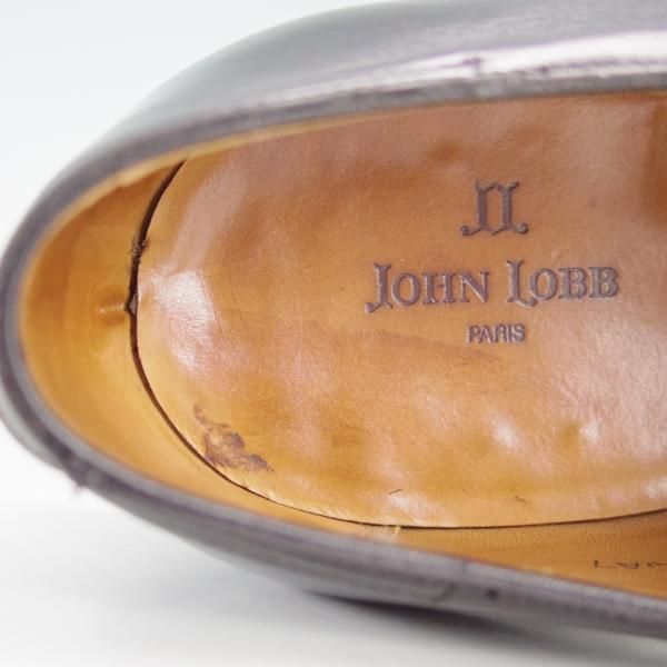 極上★ジョンロブ 8E【貴重★PARISロゴ時代の製品/Norway】316ラスト/Uチップ/カーフ/黒/メンズ/JOHN LOBB★f090